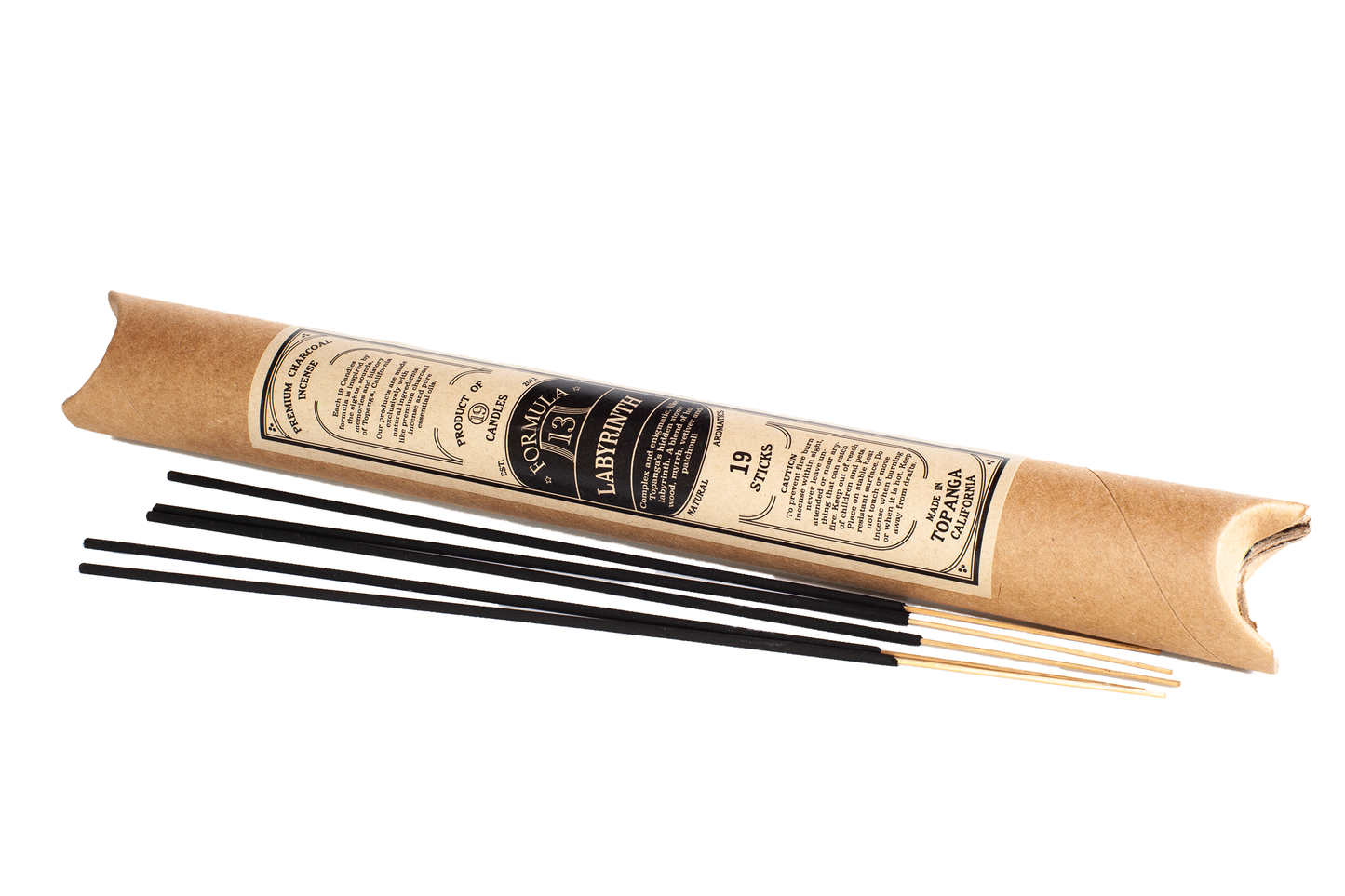 Labyrinth Incense Sticks | Resin & Vetiver Meditation Incense