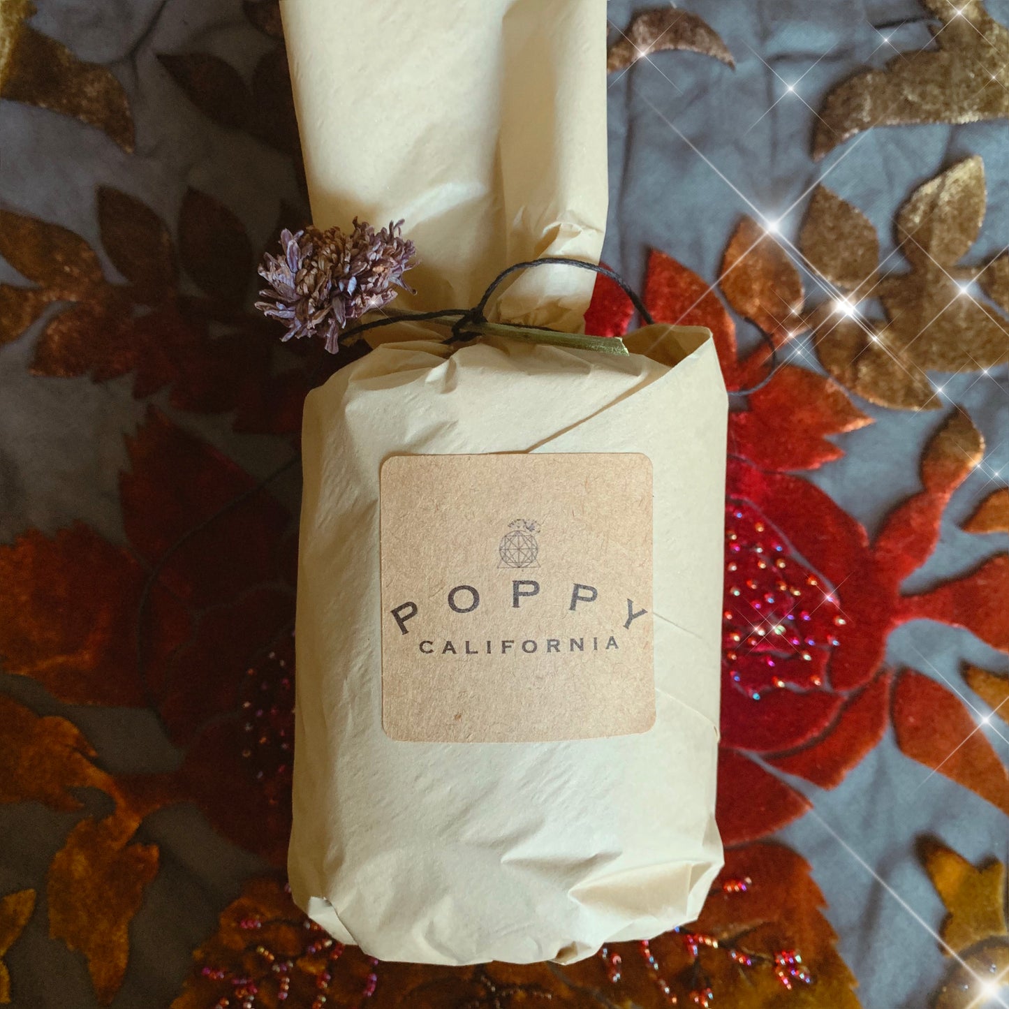 Flower Bath Salt Glass Jar Set