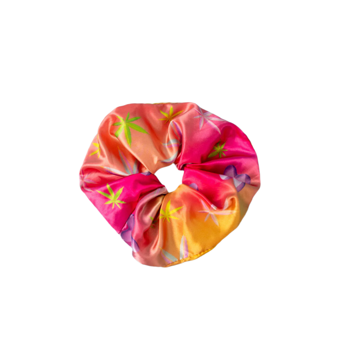 Silk Weed Scrunchie