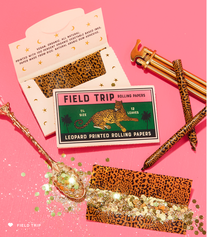 Cute Organic Printed Rolling Papers