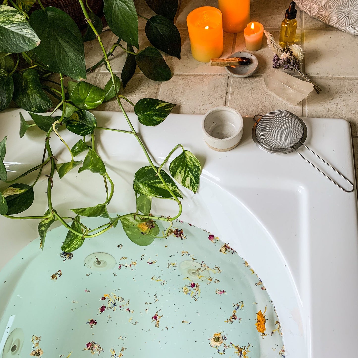 Herbal Bath Strainer | No Mess Bath Tea