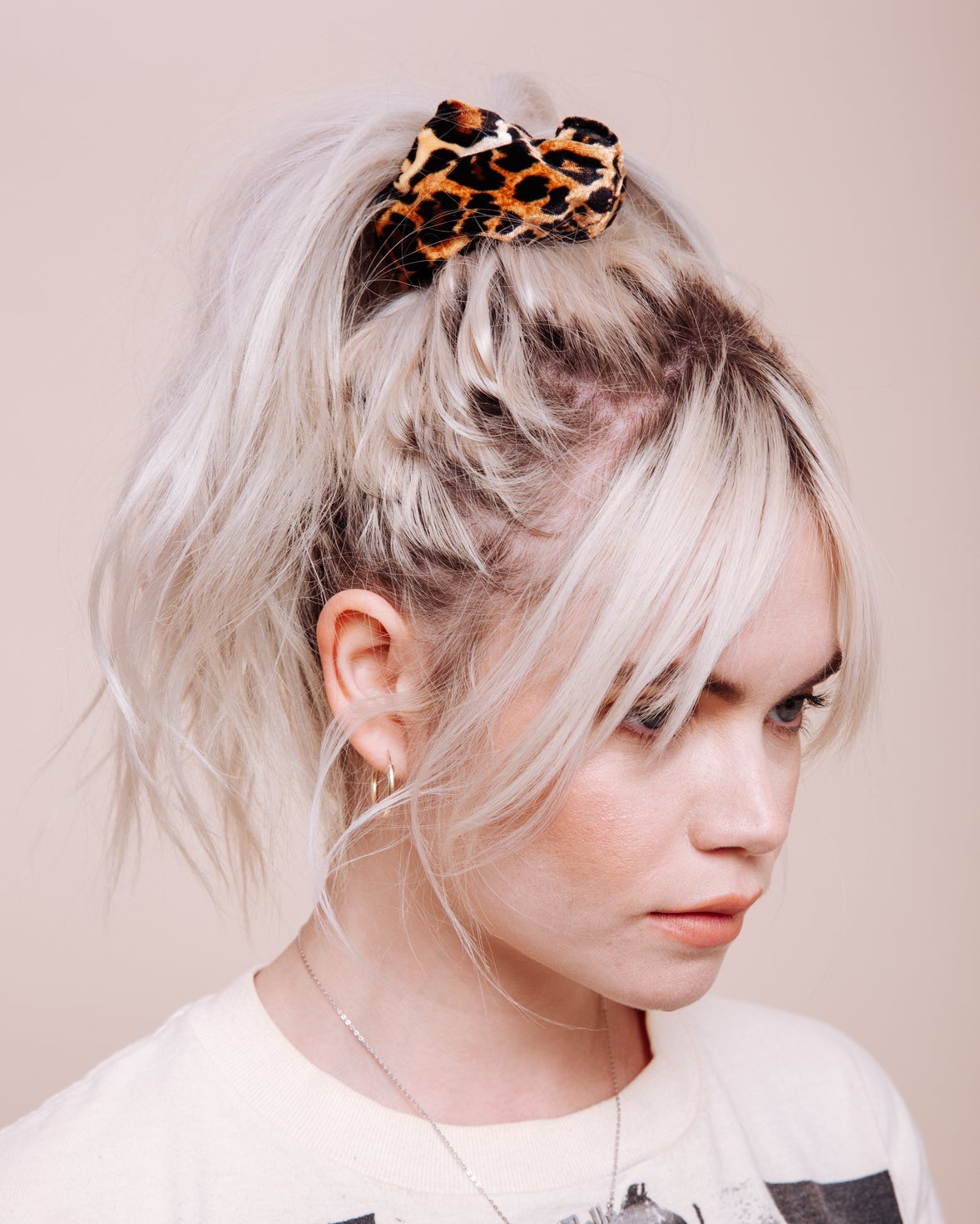 Leopard Velvet Scrunchie
