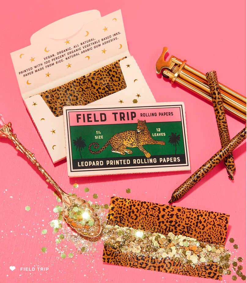 Leopard Print Organic Rolling Papers