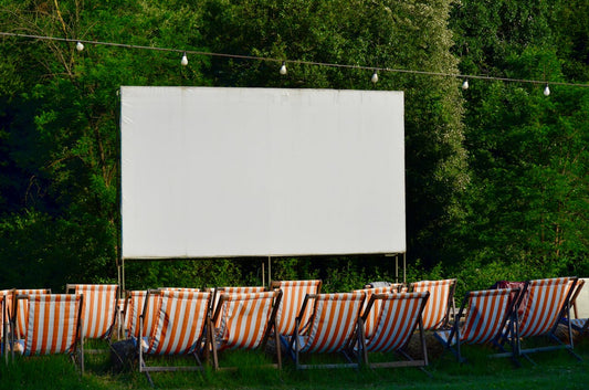 outdoor TV set-up