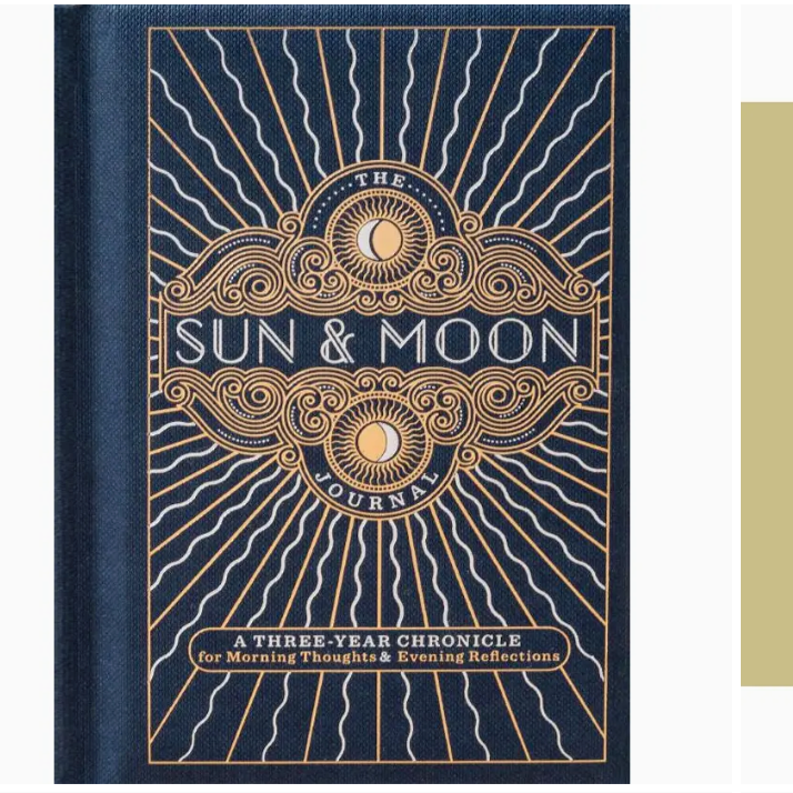 sun and moon journal a three year chronicle for morning and night reflections