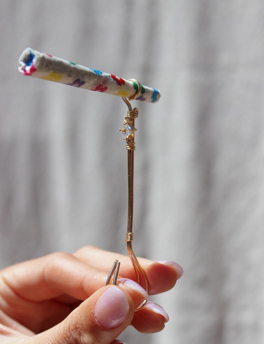 Jeweled Smoke Holder