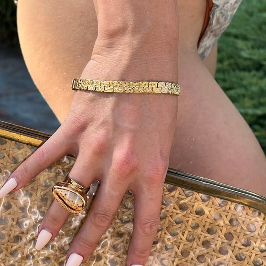 Nugget or Chain link Bracelet