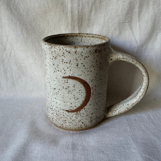 Speckled Ceramic Moon Mug