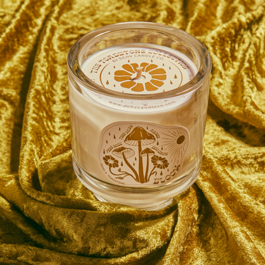 Forest Retro Glass Candle