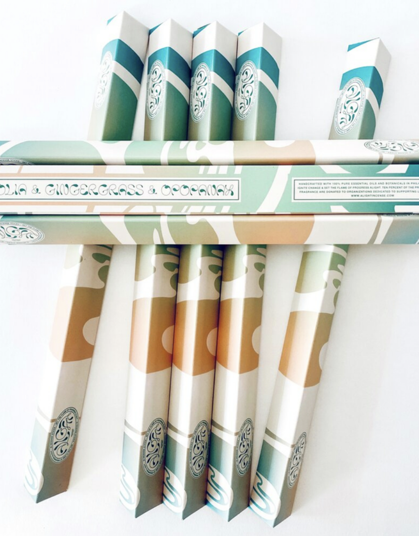 New Organic Essential Oil Incense Sticks