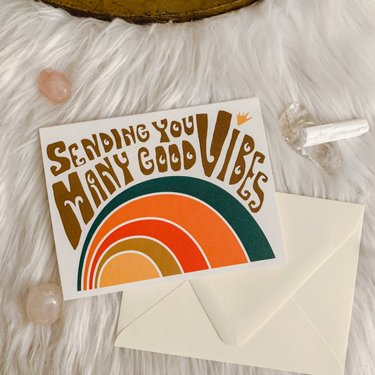 Many Good Vibes Card