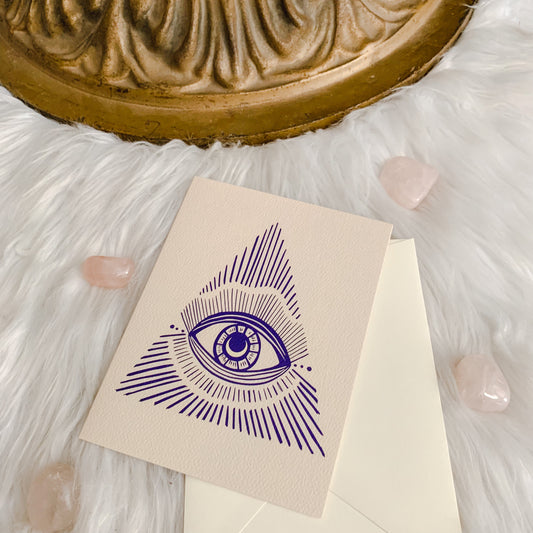 All Seeing Eye Greeting Card