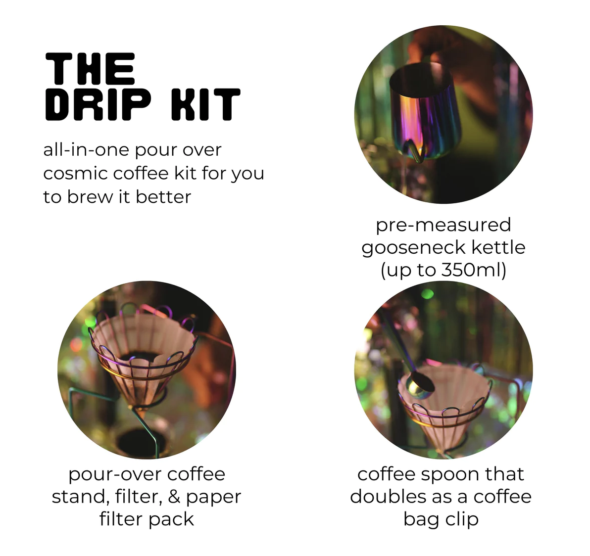 Holographic Pour Over Coffee Kit
