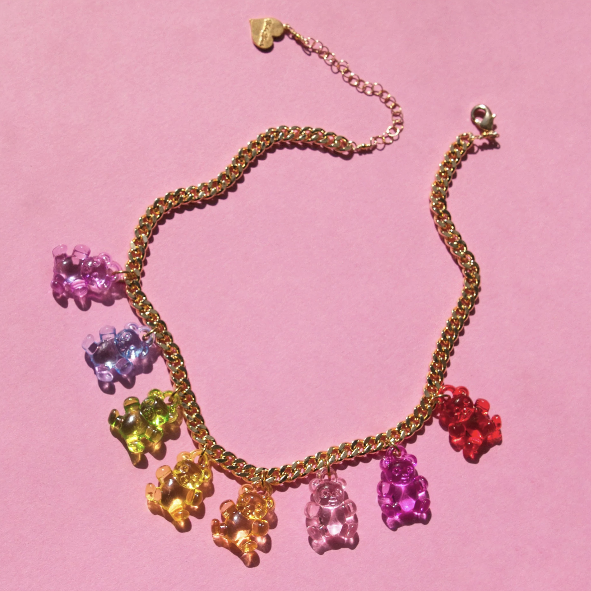Rainbow Gummy Bear Necklace