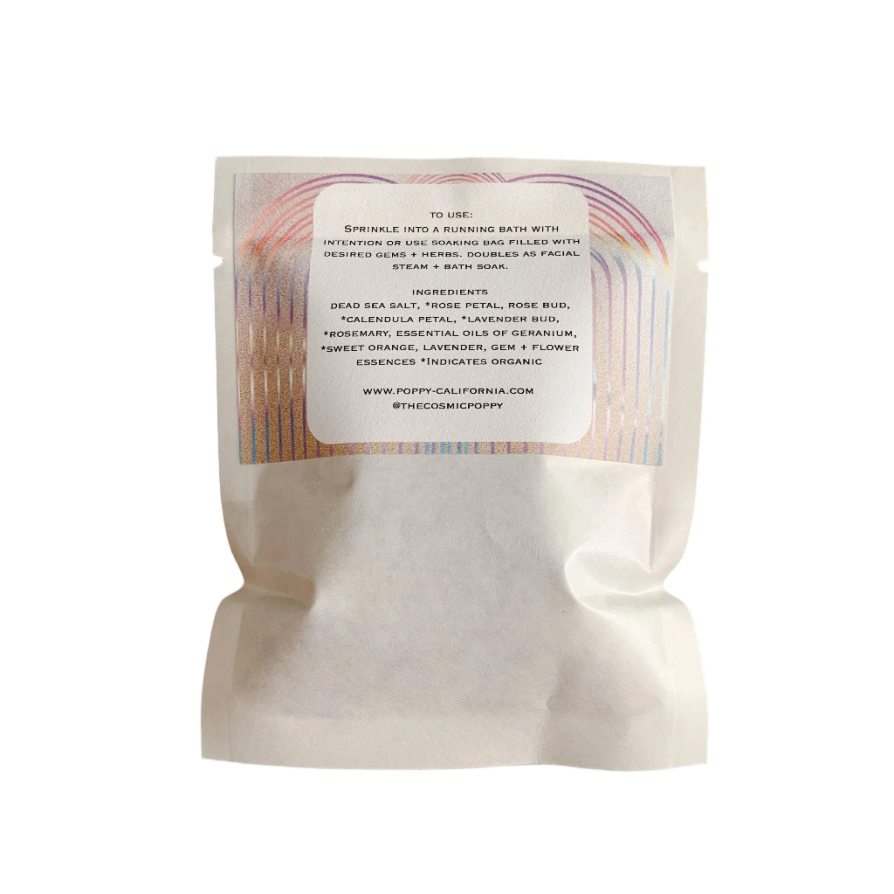 Loving Flower Bath Salt Packet – Poppy California Shop