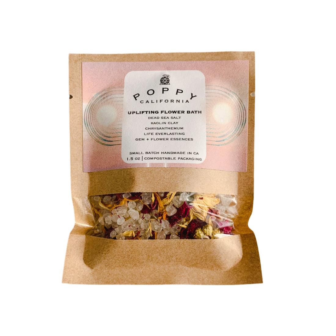 Uplifting Flower Bath Salt Packet – Poppy California Shop